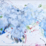 "Spring", 2021, 89x146cm, mixed media on paper mounted on canvas