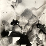 #19102 2019 146x114cm, encres et graphite sur papier marouflé sur toile