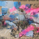 "Hot Chicken Landscape" - 59x144cm